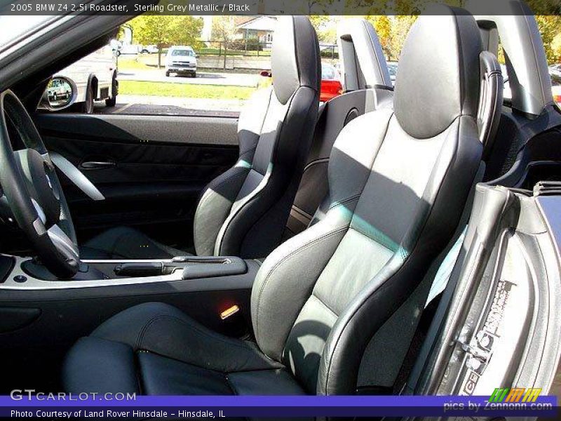 Sterling Grey Metallic / Black 2005 BMW Z4 2.5i Roadster