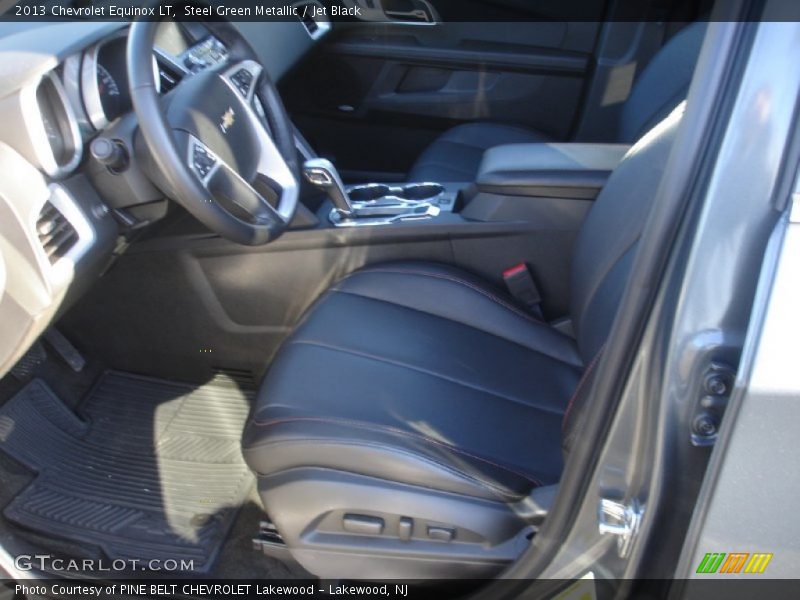 Steel Green Metallic / Jet Black 2013 Chevrolet Equinox LT