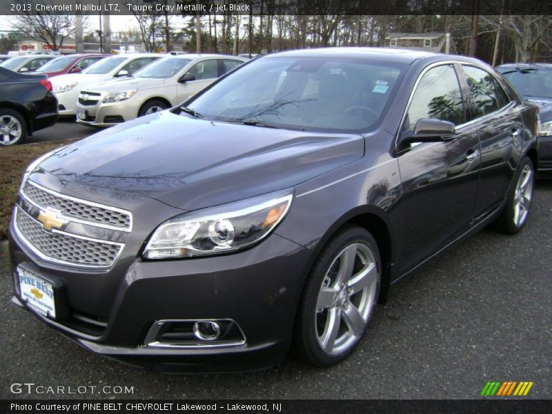 Taupe Gray Metallic / Jet Black 2013 Chevrolet Malibu LTZ