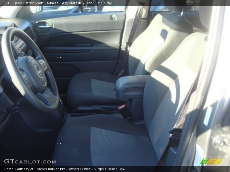 Mineral Gray Metallic / Dark Slate Gray 2012 Jeep Patriot Sport