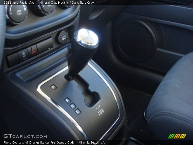 Mineral Gray Metallic / Dark Slate Gray 2012 Jeep Patriot Sport
