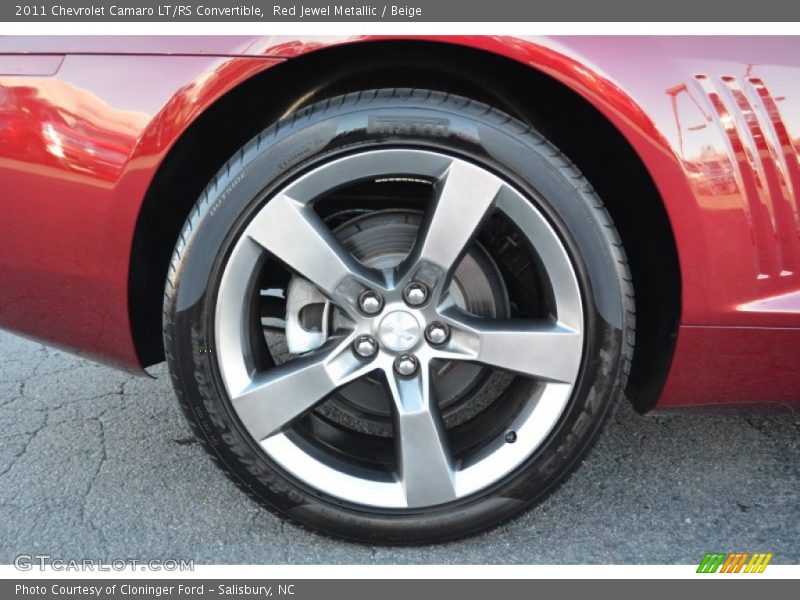  2011 Camaro LT/RS Convertible Wheel
