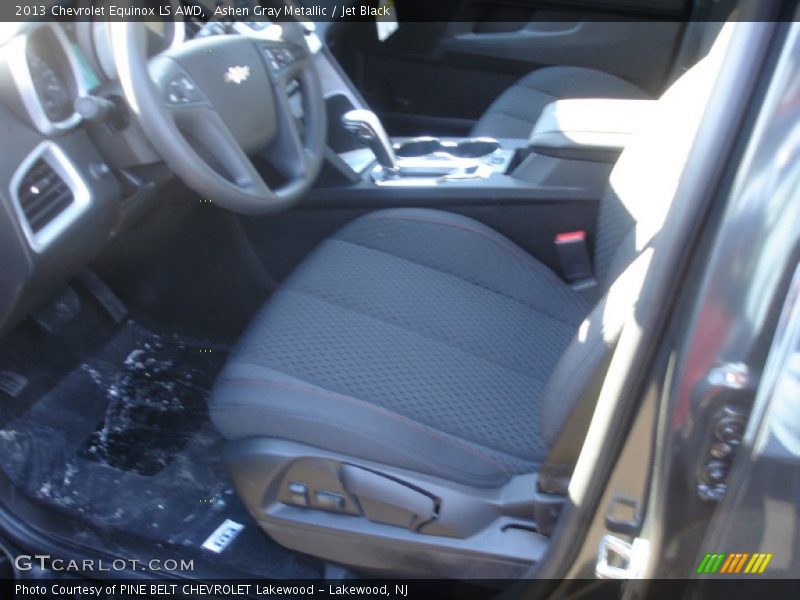 Ashen Gray Metallic / Jet Black 2013 Chevrolet Equinox LS AWD