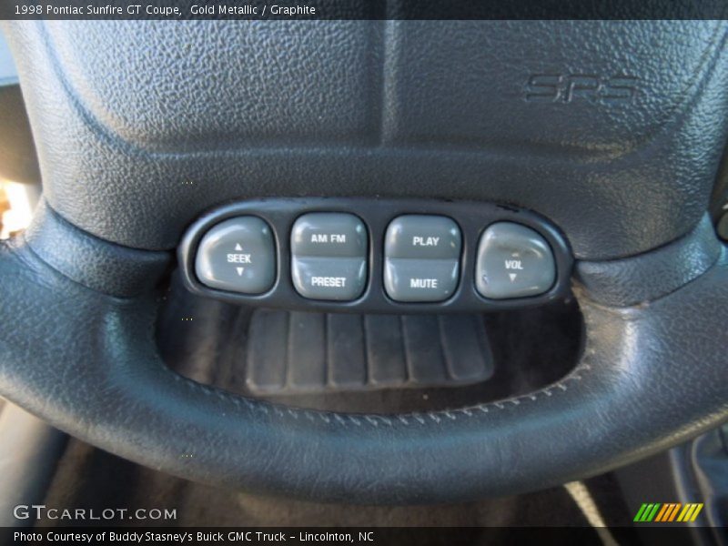 Gold Metallic / Graphite 1998 Pontiac Sunfire GT Coupe