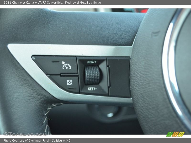 Controls of 2011 Camaro LT/RS Convertible