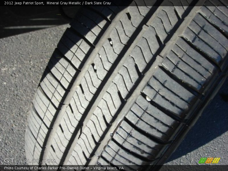Mineral Gray Metallic / Dark Slate Gray 2012 Jeep Patriot Sport