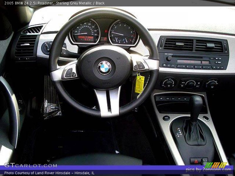 Sterling Grey Metallic / Black 2005 BMW Z4 2.5i Roadster