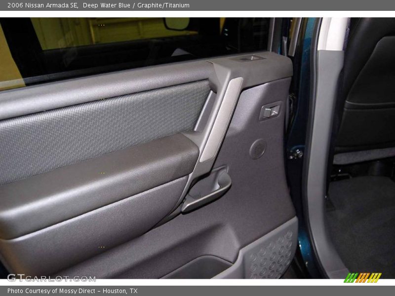 Deep Water Blue / Graphite/Titanium 2006 Nissan Armada SE