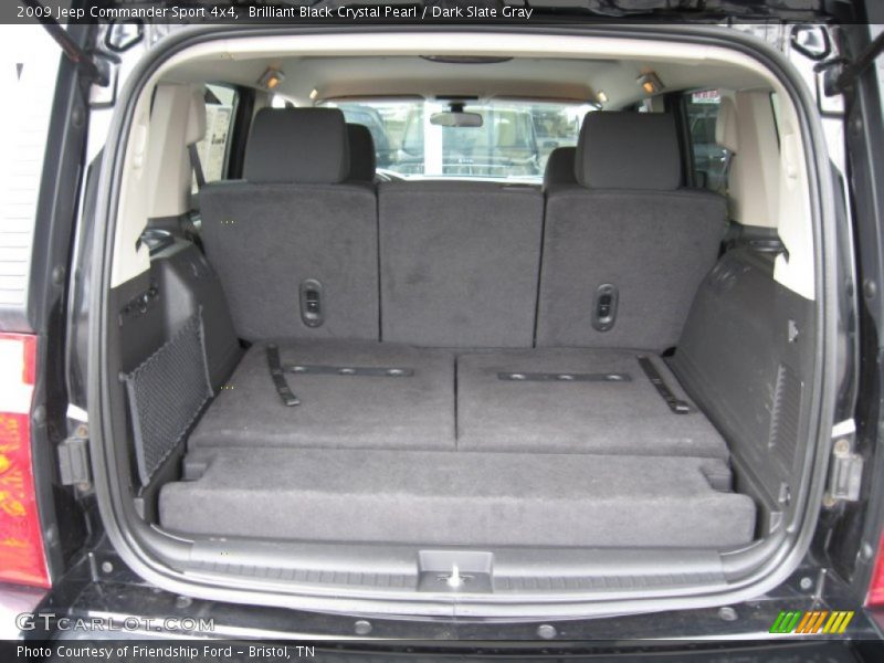 Brilliant Black Crystal Pearl / Dark Slate Gray 2009 Jeep Commander Sport 4x4