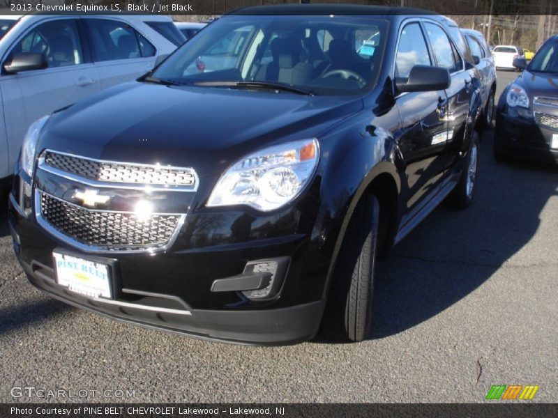 Black / Jet Black 2013 Chevrolet Equinox LS