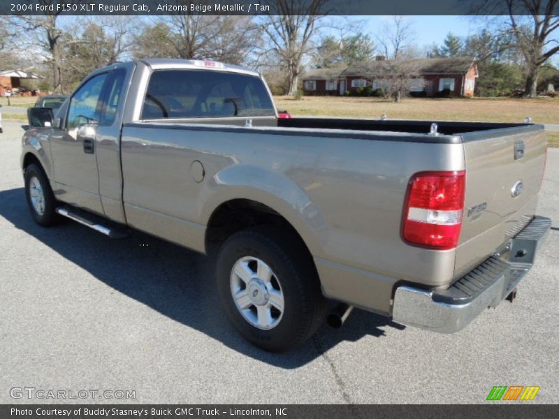 Arizona Beige Metallic / Tan 2004 Ford F150 XLT Regular Cab