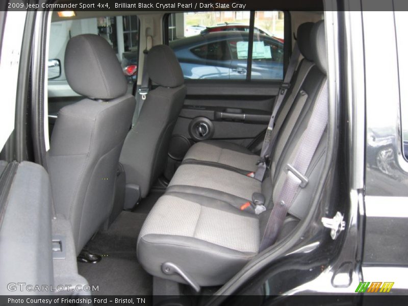 Brilliant Black Crystal Pearl / Dark Slate Gray 2009 Jeep Commander Sport 4x4