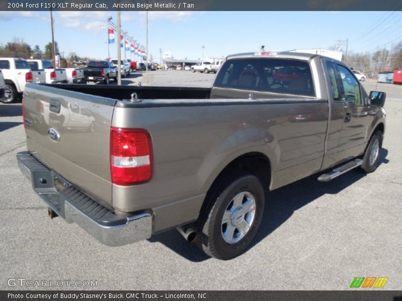 Arizona Beige Metallic / Tan 2004 Ford F150 XLT Regular Cab