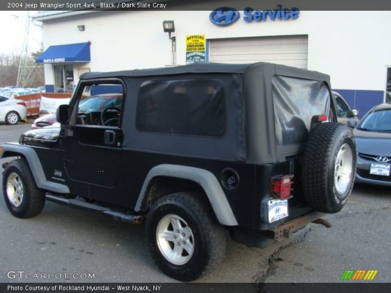 Black / Dark Slate Gray 2004 Jeep Wrangler Sport 4x4