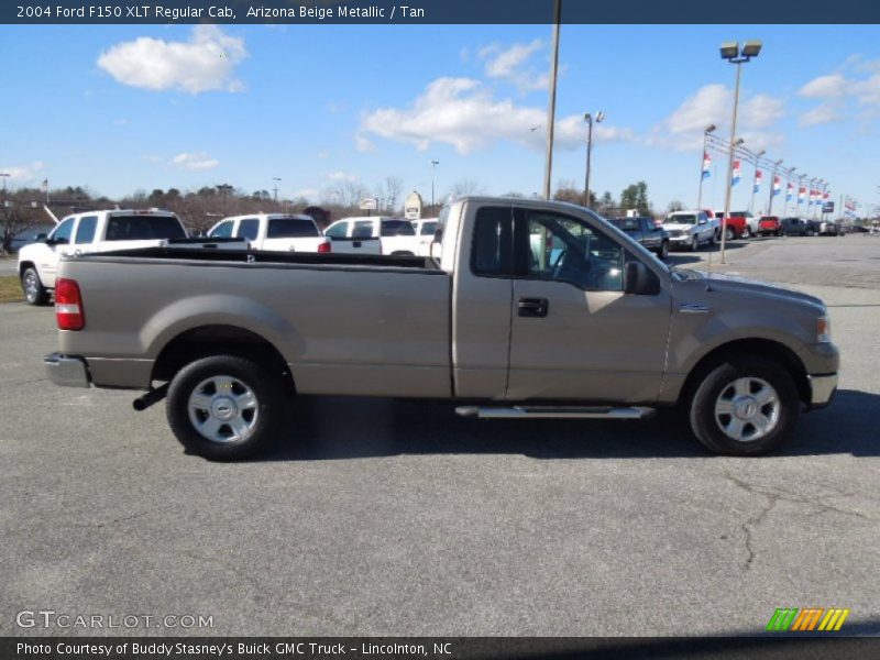 Arizona Beige Metallic / Tan 2004 Ford F150 XLT Regular Cab