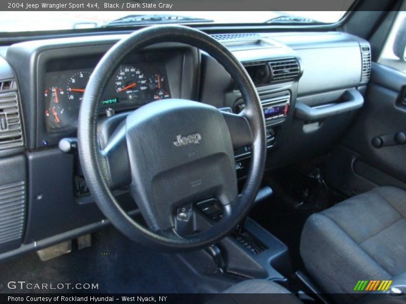 Black / Dark Slate Gray 2004 Jeep Wrangler Sport 4x4