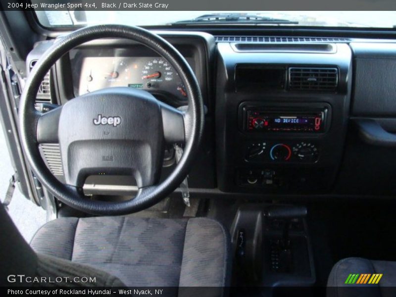Black / Dark Slate Gray 2004 Jeep Wrangler Sport 4x4