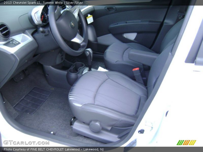 Summit White / Silver/Silver 2013 Chevrolet Spark LS