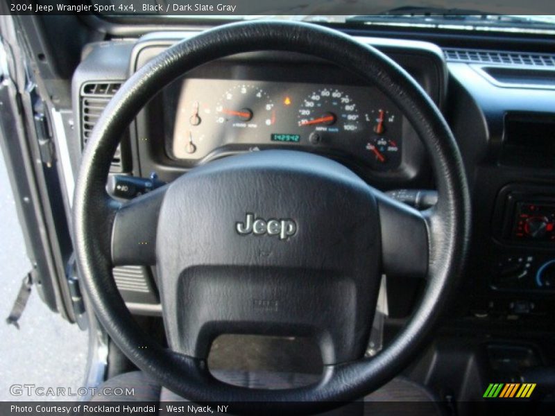 Black / Dark Slate Gray 2004 Jeep Wrangler Sport 4x4
