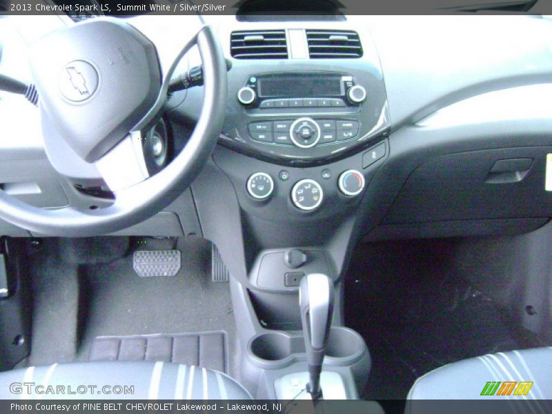 Summit White / Silver/Silver 2013 Chevrolet Spark LS