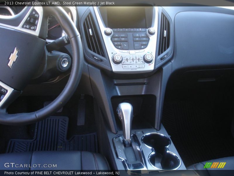 Steel Green Metallic / Jet Black 2013 Chevrolet Equinox LT AWD