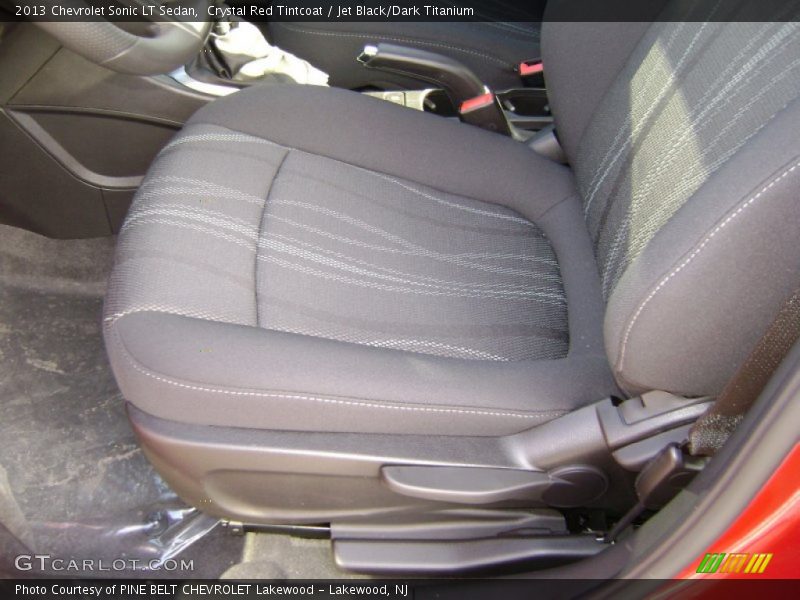 Crystal Red Tintcoat / Jet Black/Dark Titanium 2013 Chevrolet Sonic LT Sedan