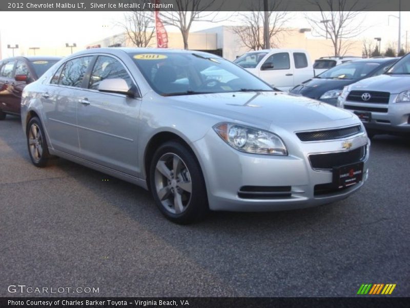 Silver Ice Metallic / Titanium 2012 Chevrolet Malibu LT