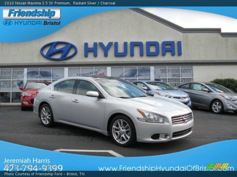 Radiant Silver / Charcoal 2010 Nissan Maxima 3.5 SV Premium