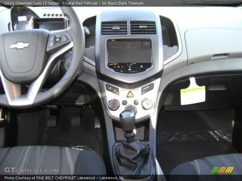 Crystal Red Tintcoat / Jet Black/Dark Titanium 2013 Chevrolet Sonic LT Sedan