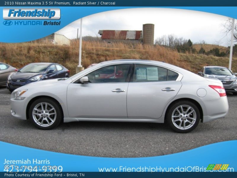 Radiant Silver / Charcoal 2010 Nissan Maxima 3.5 SV Premium