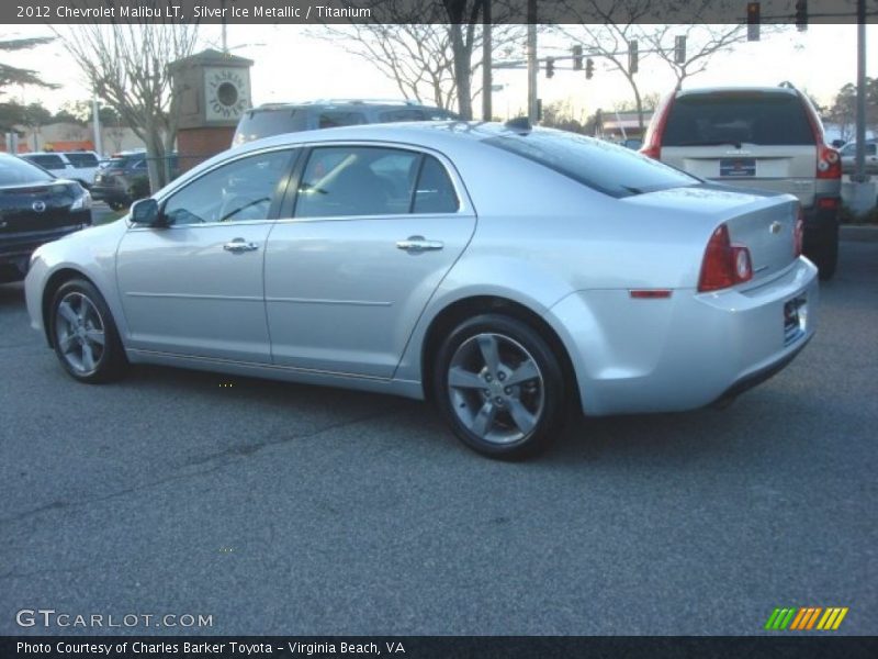 Silver Ice Metallic / Titanium 2012 Chevrolet Malibu LT