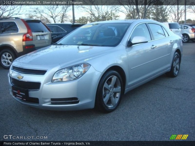 Silver Ice Metallic / Titanium 2012 Chevrolet Malibu LT