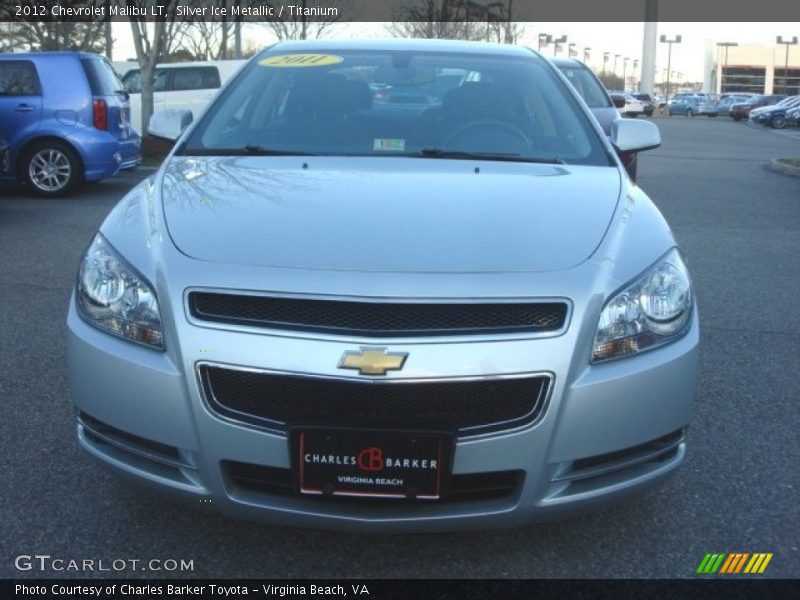 Silver Ice Metallic / Titanium 2012 Chevrolet Malibu LT