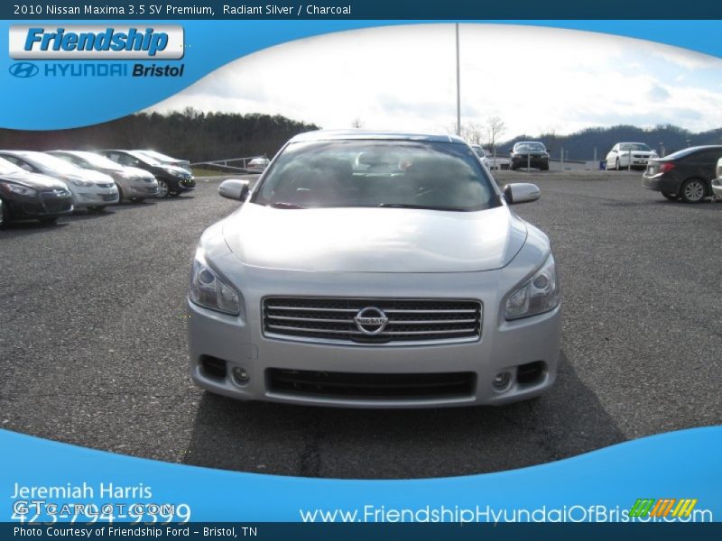 Radiant Silver / Charcoal 2010 Nissan Maxima 3.5 SV Premium