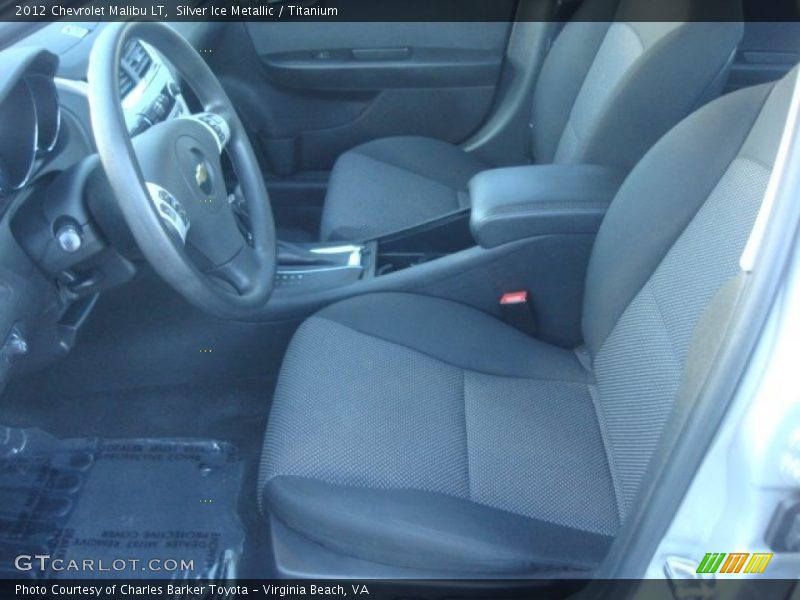 Silver Ice Metallic / Titanium 2012 Chevrolet Malibu LT