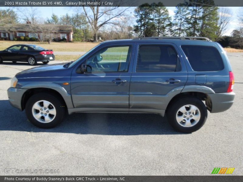 Galaxy Blue Metallic / Gray 2001 Mazda Tribute ES V6 4WD