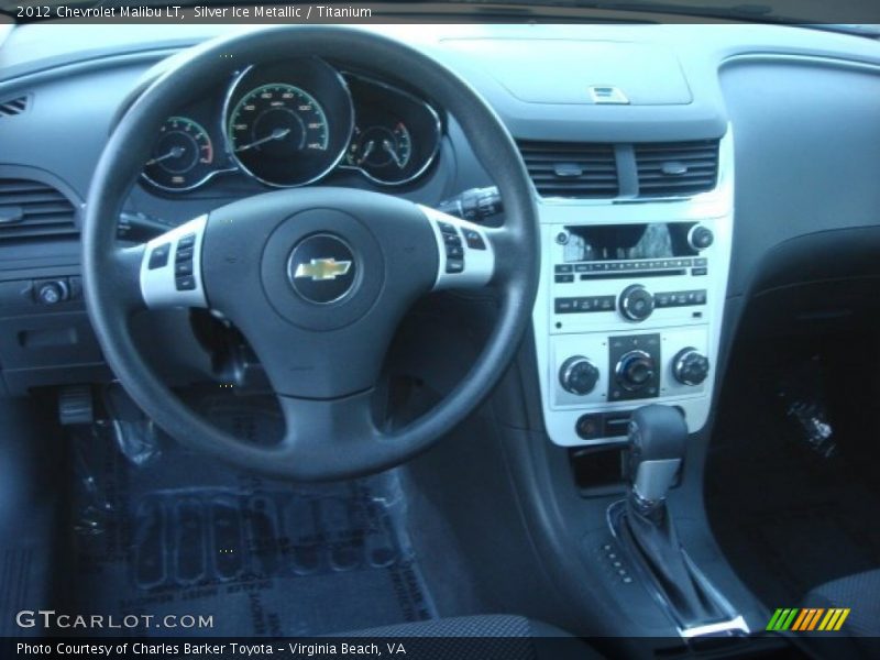 Silver Ice Metallic / Titanium 2012 Chevrolet Malibu LT