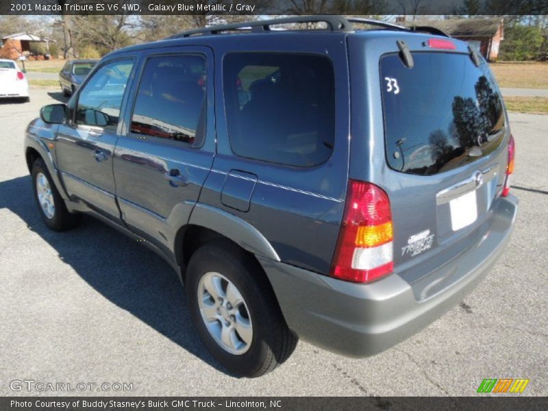 Galaxy Blue Metallic / Gray 2001 Mazda Tribute ES V6 4WD