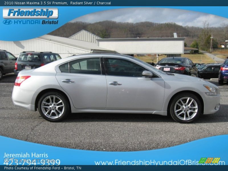 Radiant Silver / Charcoal 2010 Nissan Maxima 3.5 SV Premium