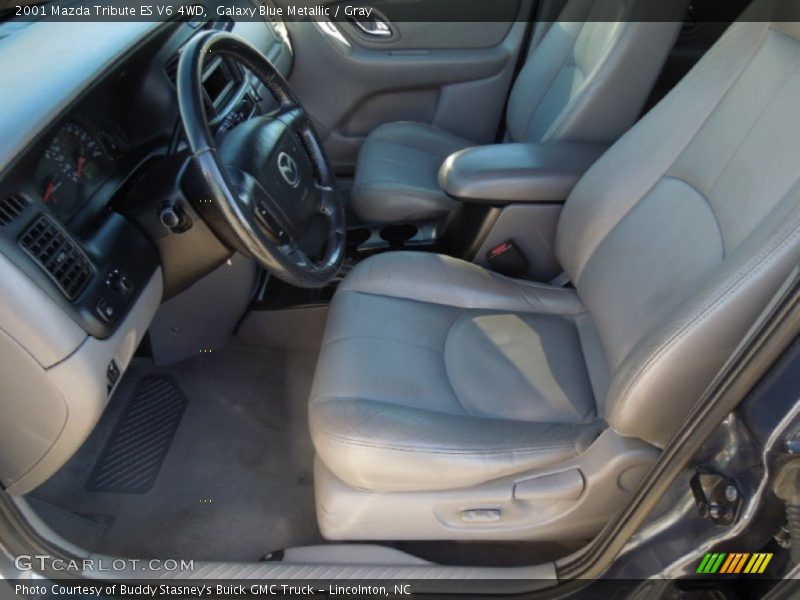 Galaxy Blue Metallic / Gray 2001 Mazda Tribute ES V6 4WD