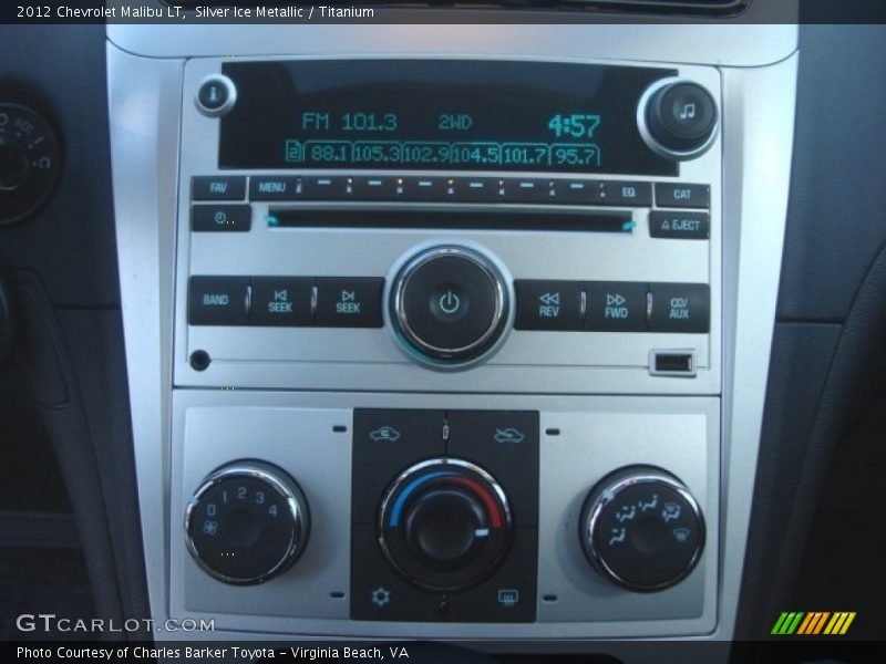 Silver Ice Metallic / Titanium 2012 Chevrolet Malibu LT