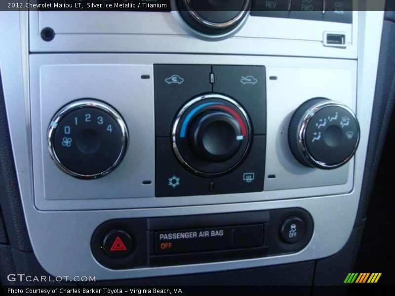 Silver Ice Metallic / Titanium 2012 Chevrolet Malibu LT