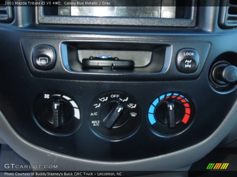 Galaxy Blue Metallic / Gray 2001 Mazda Tribute ES V6 4WD