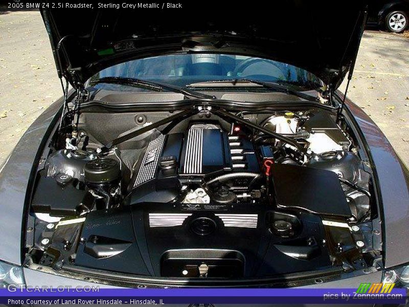 Sterling Grey Metallic / Black 2005 BMW Z4 2.5i Roadster