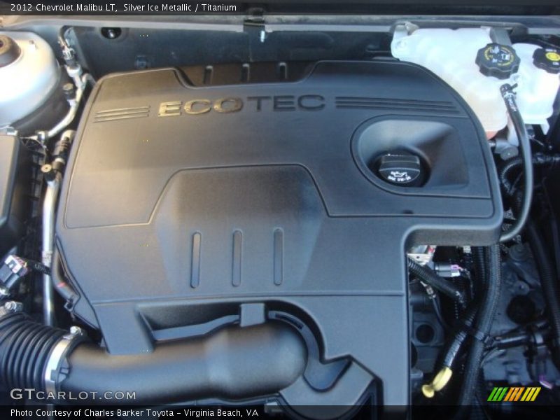 Silver Ice Metallic / Titanium 2012 Chevrolet Malibu LT