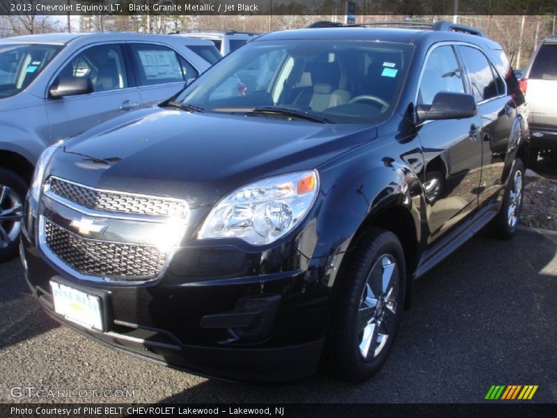 Black Granite Metallic / Jet Black 2013 Chevrolet Equinox LT