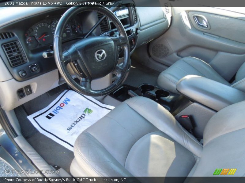 Galaxy Blue Metallic / Gray 2001 Mazda Tribute ES V6 4WD