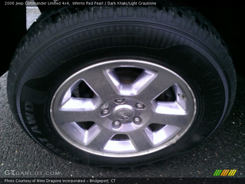 Inferno Red Pearl / Dark Khaki/Light Graystone 2006 Jeep Commander Limited 4x4