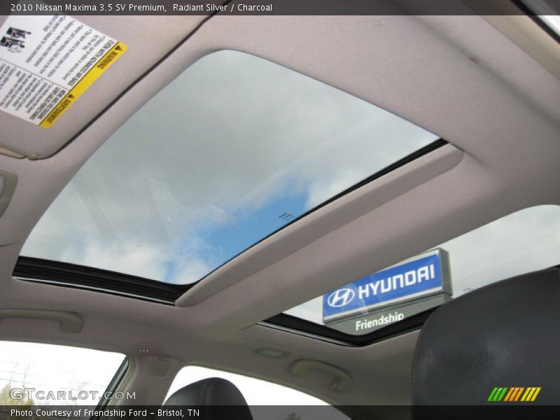 Radiant Silver / Charcoal 2010 Nissan Maxima 3.5 SV Premium