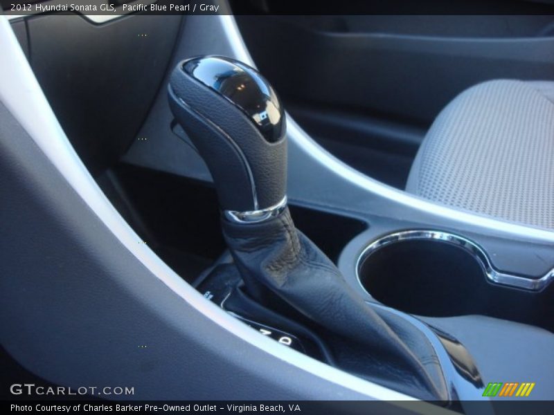 Pacific Blue Pearl / Gray 2012 Hyundai Sonata GLS